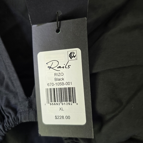 NWT Rails Cutout Rizo Midi Sun Dress Black XL Sundress - Picture 9 of 11